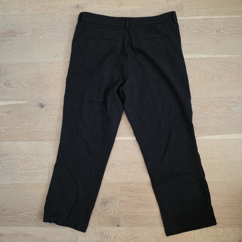 Universal Standard Cigarette Ponte Black Dress Pants - Picture 6 of 13